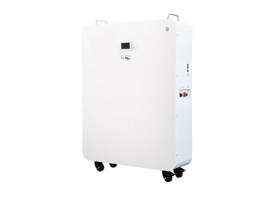 Batería de almacenamiento casera soporte de la rueda del diseño modular de 20 de la KVH baterías de litio para el híbrido de la Sistema Solar de la rejilla
